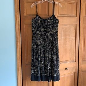 Ann Taylor silk sleeveless dress.